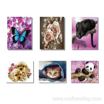 Diamond painting canvas panda